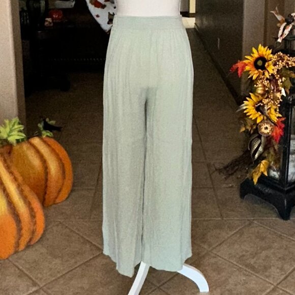 Kiwi & Punch Crushed Linen Like Lightweight Pants - Picture 3 of 5